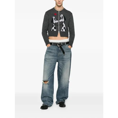 Knitwear > Cardigans - - Carne Bollente - Modalova