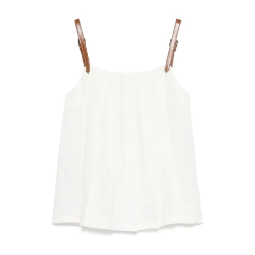 Tops > Sleeveless Tops - - Semicouture - Modalova