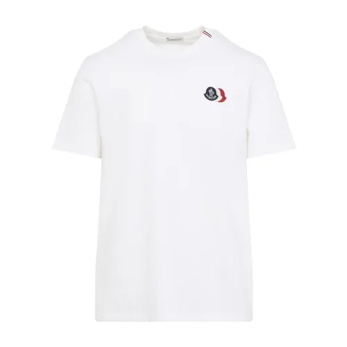 Moncler - Tops > T-Shirts - White - Moncler - Modalova