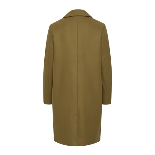 Coats > Single-Breasted Coats - - Ichi - Modalova