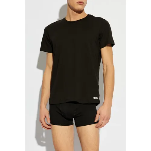 Diesel - Tops > T-Shirts - Black - Diesel - Modalova