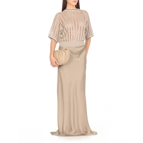 Knitwear > Round-neck Knitwear - - Brunello Cucinelli - Modalova