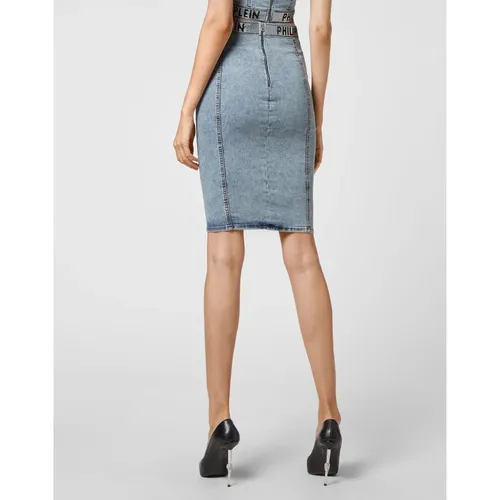Skirts > Denim Skirts - - Philipp Plein - Modalova