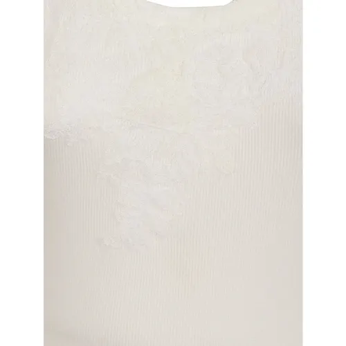 Tops > Sleeveless Tops - - Ermanno Scervino - Modalova