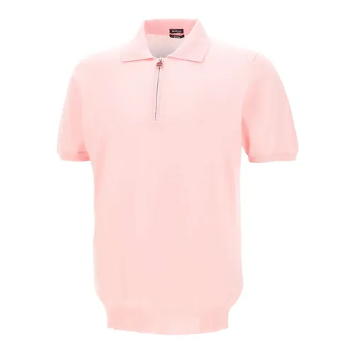 Kiton - Tops > Polo Shirts - Pink - Kiton - Modalova