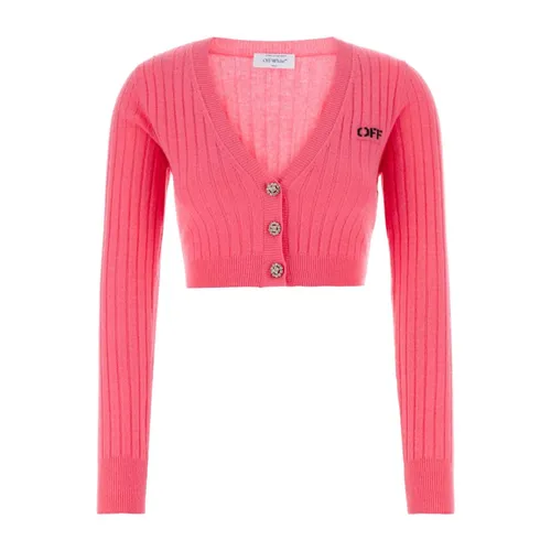 Knitwear > Cardigans - - Off White - Modalova