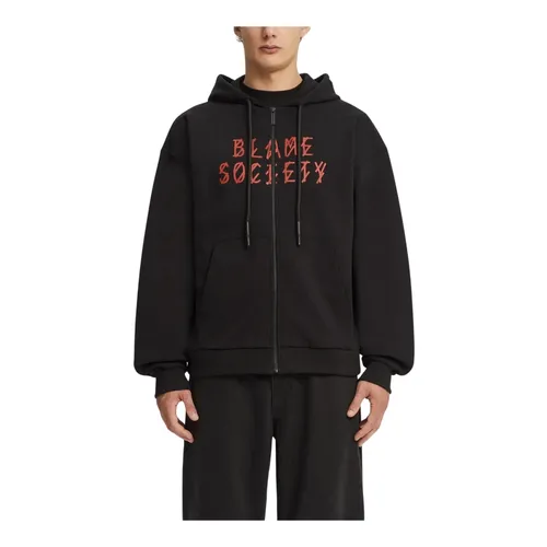 Sweatshirts & Hoodies > Zip-throughs - - 44 Label Group - Modalova