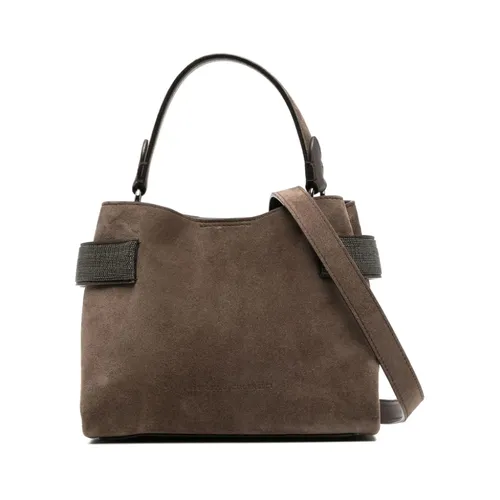 Bags > Tote Bags - - Brunello Cucinelli - Modalova