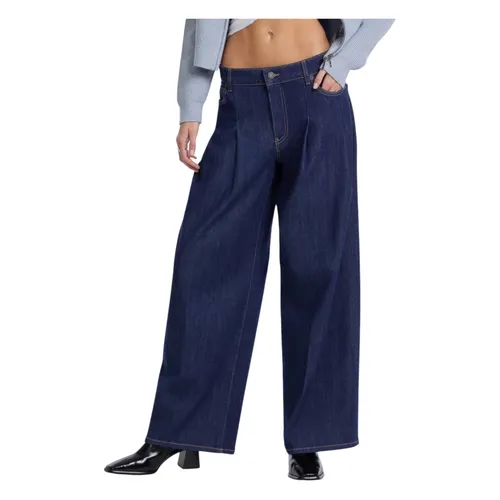 Guess - Jeans > Wide Jeans - Blue - Guess - Modalova