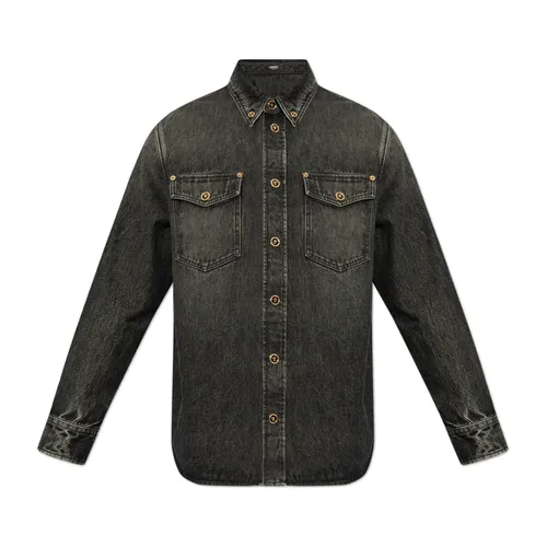 Shirts > Denim Shirts - - Versace - Modalova