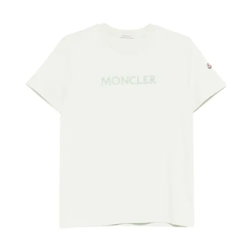 Moncler - Tops > T-Shirts - Green - Moncler - Modalova