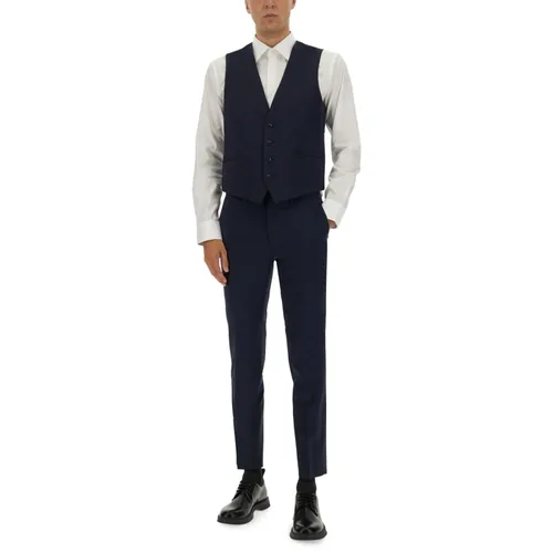 Hugo - Suits > Suit Vests - Blue - Hugo - Modalova