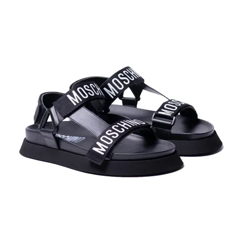 Shoes > Sandals > Flat Sandals - - Moschino - Modalova