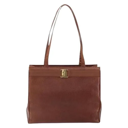 Pre-owned > Pre-owned Bags > Pre-owned Tote Bags - - Salvatore Ferragamo Pre-owned - Modalova