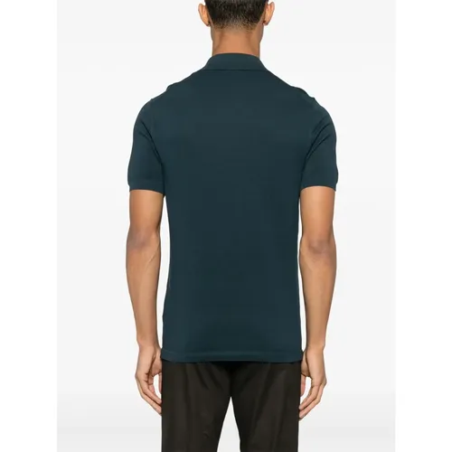 Zegna - Tops > Polo Shirts - Blue - Zegna - Modalova