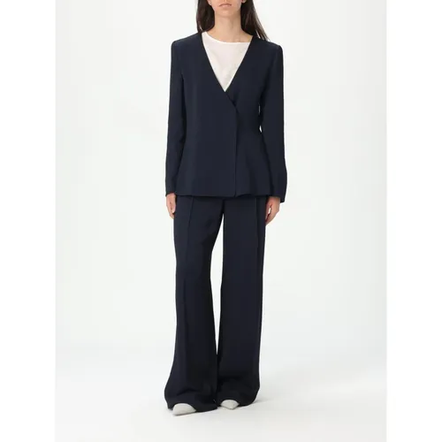 Trousers > Wide Trousers - - Emporio Armani - Modalova