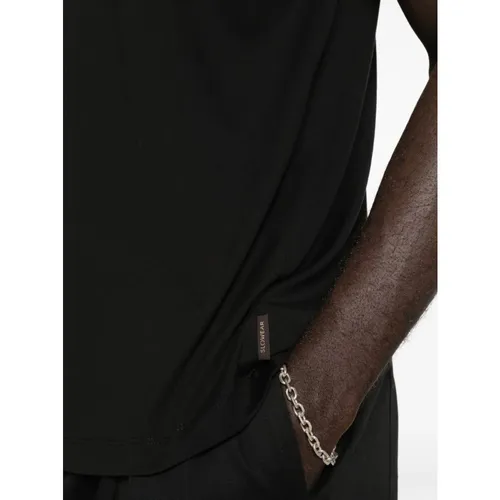 Zanone - Tops > T-Shirts - Black - Zanone - Modalova