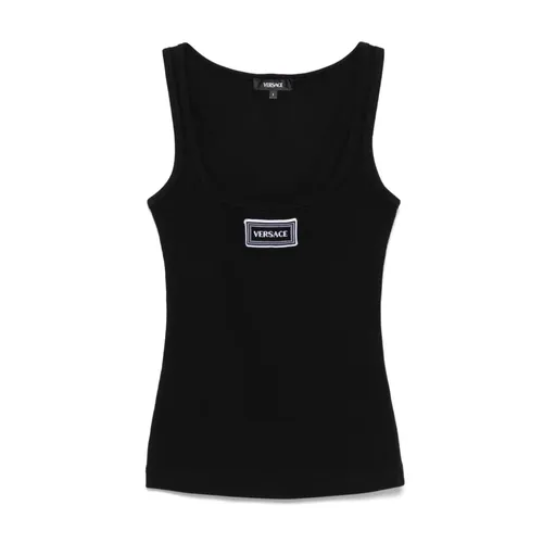 Tops > Sleeveless Tops - - Versace - Modalova