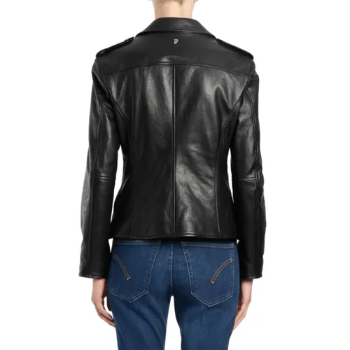 Jackets > Leather Jackets - - Dondup - Modalova