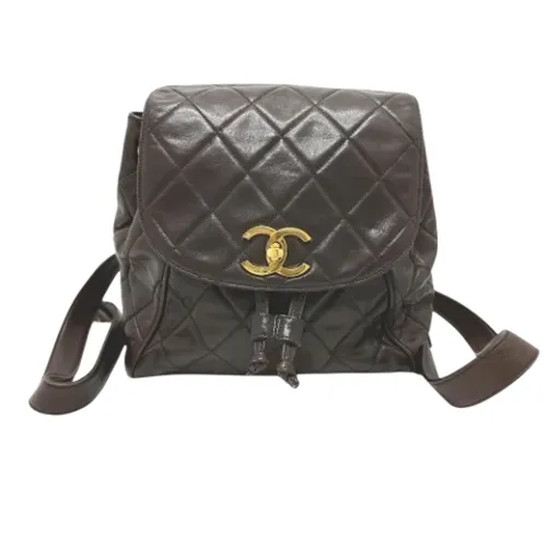Pre-owned > Pre-owned Bags > Pre-owned Backpacks - - Chanel Vintage - Modalova