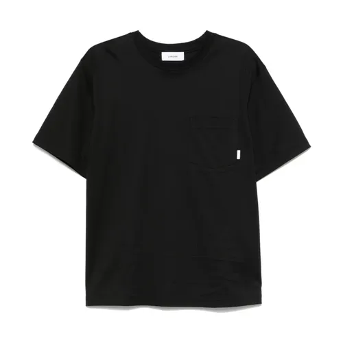 Lardini - Tops > T-Shirts - Black - Lardini - Modalova
