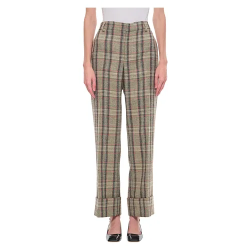 Trousers > Straight Trousers - - Durazzi Milano - Modalova