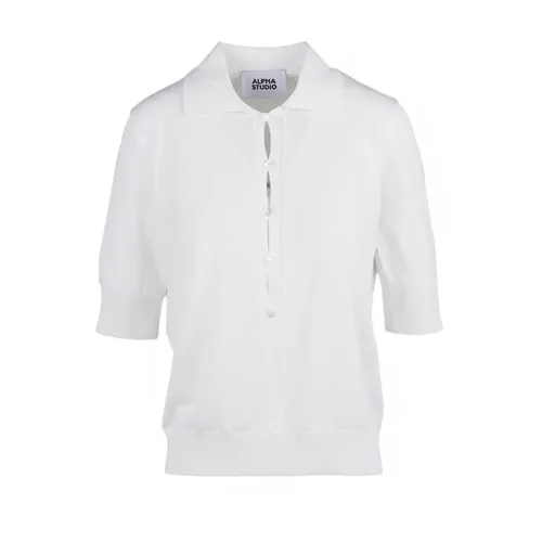Tops > Polo Shirts - - Alpha Studio - Modalova