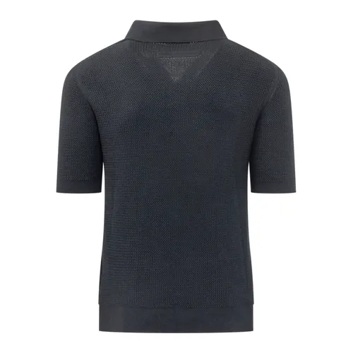 Zegna - Tops > Polo Shirts - Blue - Zegna - Modalova