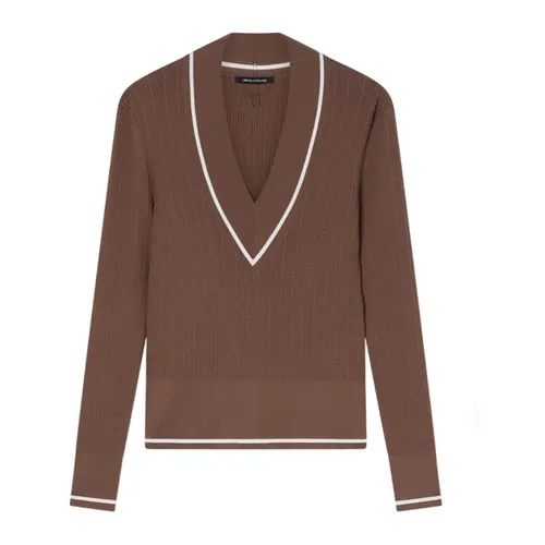 Knitwear > V-neck Knitwear - - Armani Exchange - Modalova