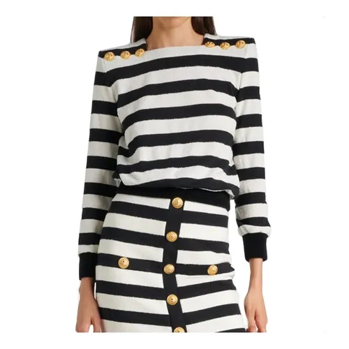 Knitwear > Round-neck Knitwear - - Balmain - Modalova