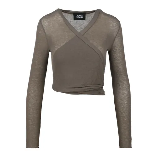Blouses & Shirts > Blouses - - Alpha Studio - Modalova