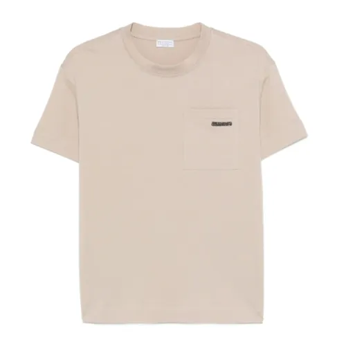 Tops > T-Shirts - - Brunello Cucinelli - Modalova