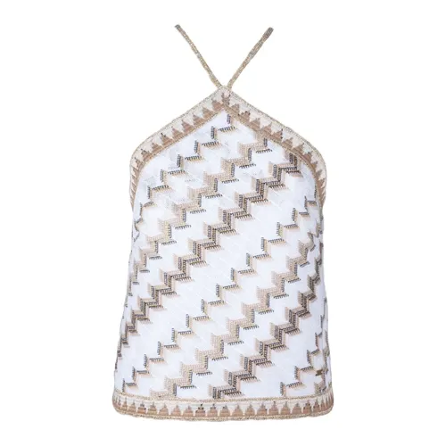 Tops > Sleeveless Tops - - PHO Firenze - Modalova