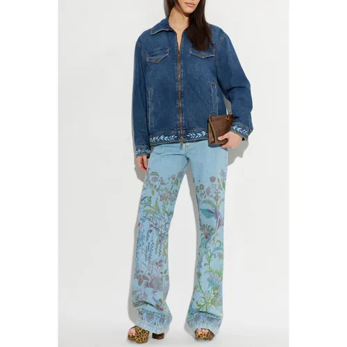 Jackets > Denim Jackets - - Etro - Modalova