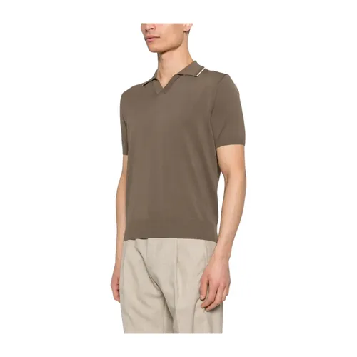 Tops > Polo Shirts - - Canali - Modalova