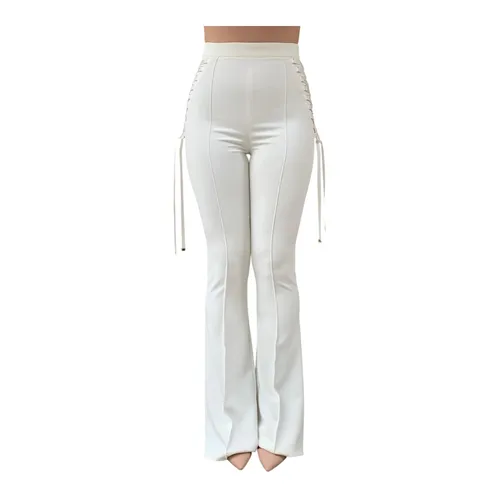 Trousers > Wide Trousers - - Elisabetta Franchi - Modalova