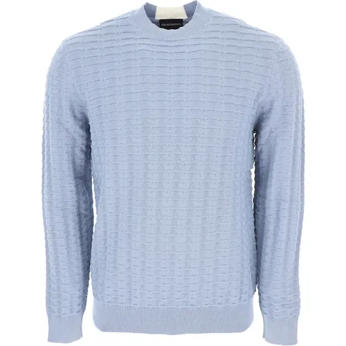Knitwear > Round-neck Knitwear - - Emporio Armani - Modalova