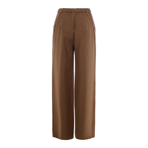 Trousers > Wide Trousers - - Max Mara Studio - Modalova