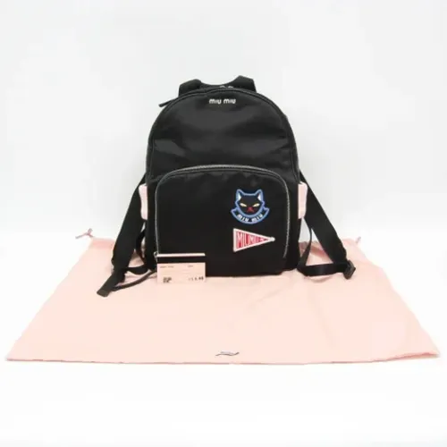 Pre-owned > Pre-owned Bags > Pre-owned Backpacks - - Miu Miu Pre-owned - Modalova