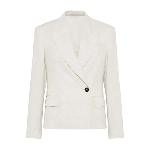 Jackets > Blazers - - Brunello Cucinelli - Modalova