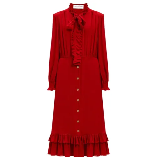 Dresses > Day Dresses > Midi Dresses - - Valentino Garavani - Modalova