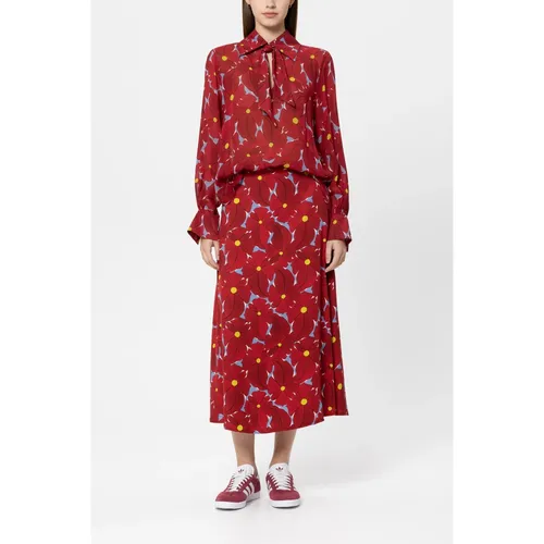 Skirts > Midi Skirts - - Luisa Cerano - Modalova