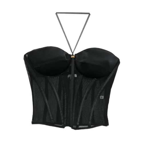 Tops > Sleeveless Tops - - Elisabetta Franchi - Modalova