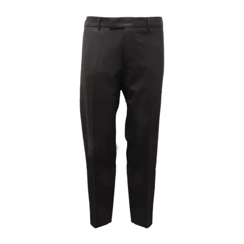 Pt01 - Trousers > Chinos - Black - Pt01 - Modalova