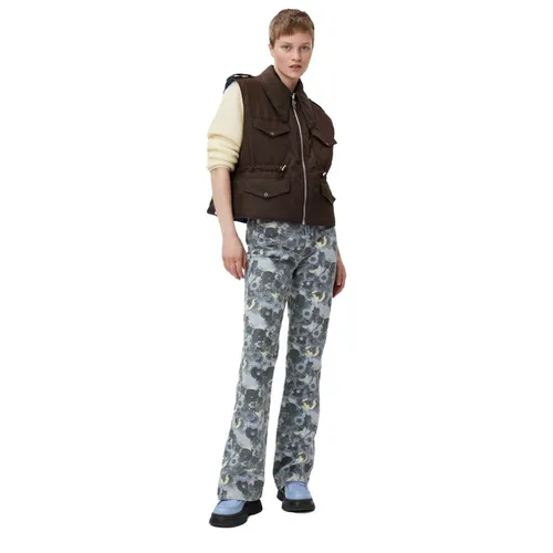 Ganni - Jackets > Vests - Brown - Ganni - Modalova
