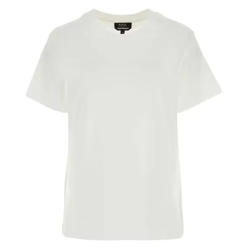 A.p.c. - Tops > T-Shirts - White - A.p.c. - Modalova