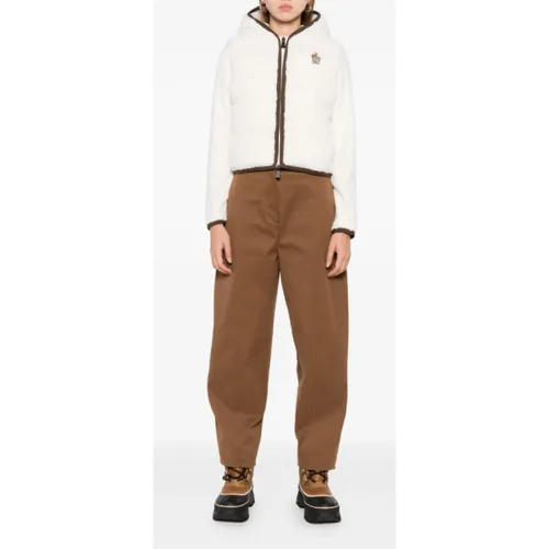 Trousers > Straight Trousers - - Moncler - Modalova