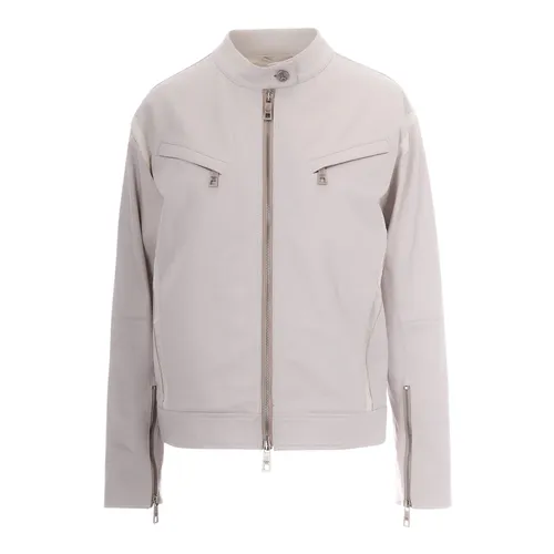 Jackets > Leather Jackets - - Patrizia Pepe - Modalova