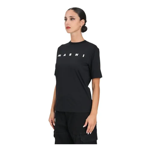 Marni - Tops > T-Shirts - Black - Marni - Modalova