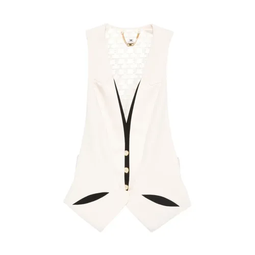 Tops > Sleeveless Tops - - Elisabetta Franchi - Modalova